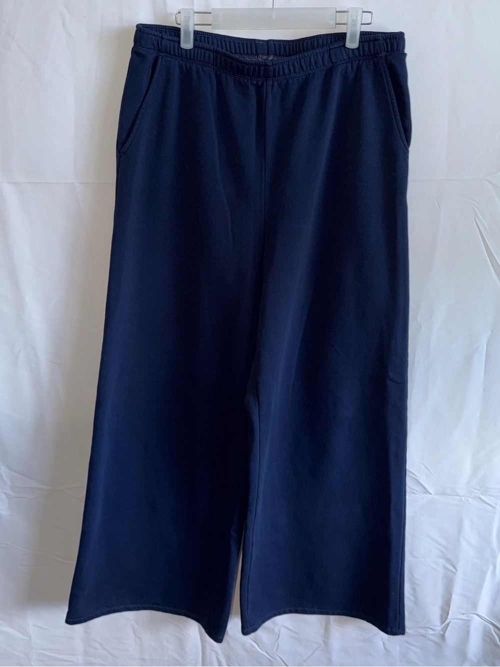 Women’s Casual Wide-Leg sweatpants - Navy